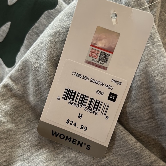 New! Captivating Apparel MSU Spartans SS Tee - Picture 6 of 6